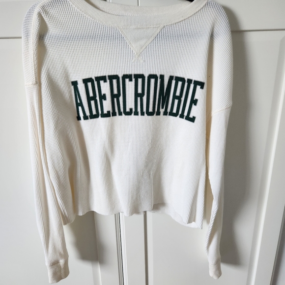 ABERCROMBIE & FITCH 90'S Waffle sweater - Picture 1 of 5